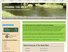 Tablet Screenshot of fishingthewest.co.uk